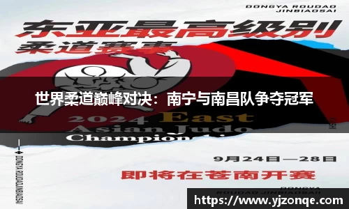 世界柔道巅峰对决：南宁与南昌队争夺冠军